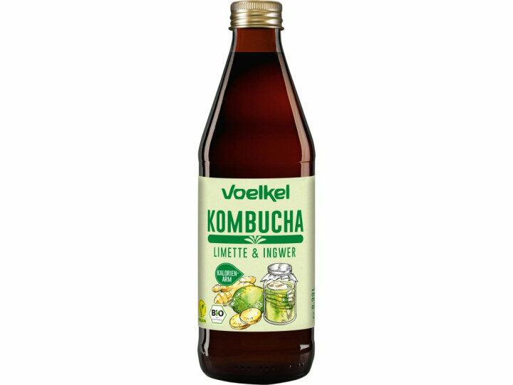 Bio kombucha limetka-zázvor